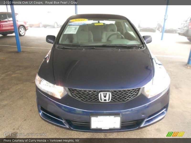 Royal Blue Pearl / Gray 2010 Honda Civic LX Coupe