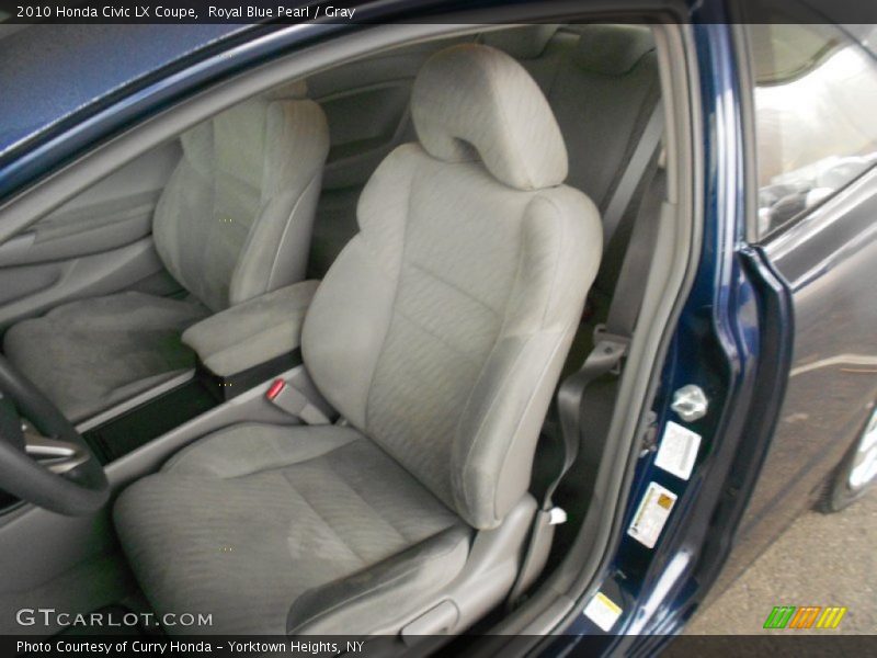Royal Blue Pearl / Gray 2010 Honda Civic LX Coupe