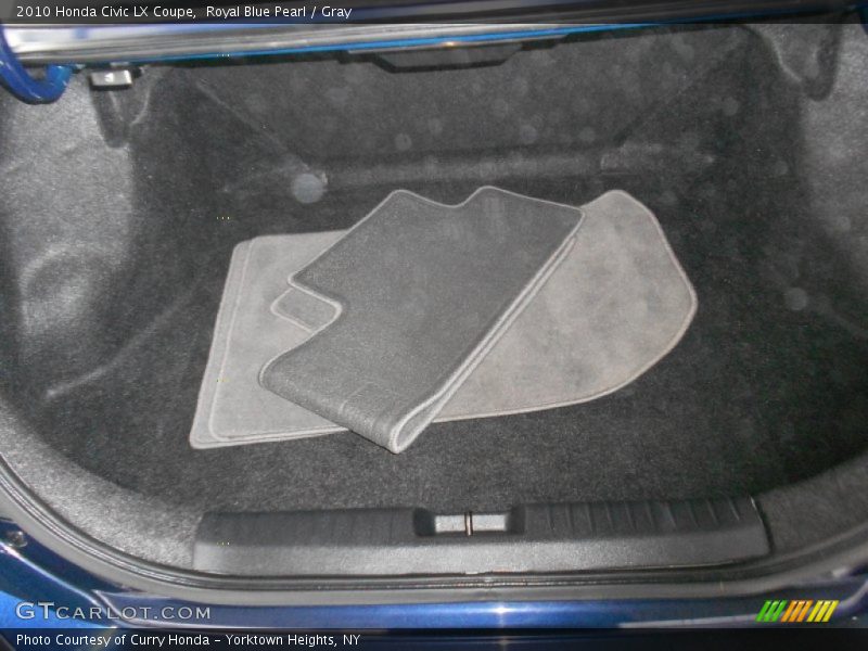Royal Blue Pearl / Gray 2010 Honda Civic LX Coupe