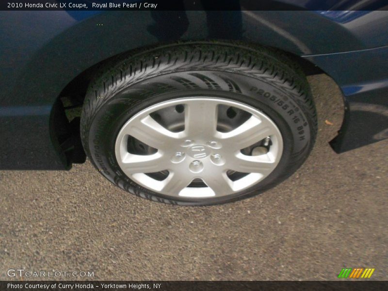 Royal Blue Pearl / Gray 2010 Honda Civic LX Coupe