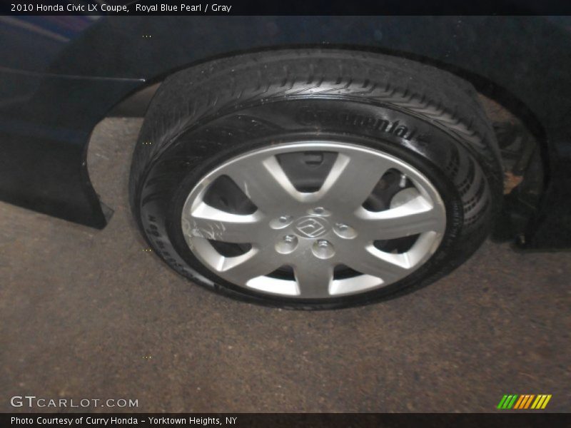 Royal Blue Pearl / Gray 2010 Honda Civic LX Coupe