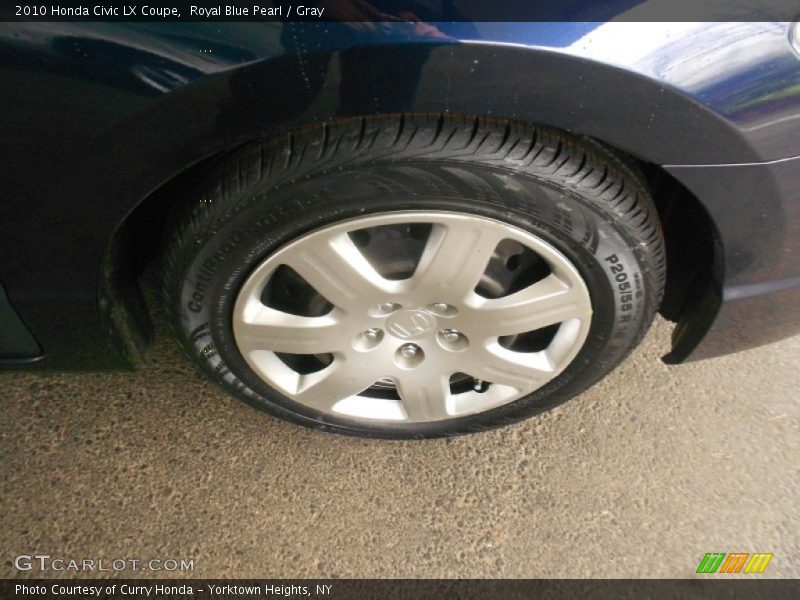 Royal Blue Pearl / Gray 2010 Honda Civic LX Coupe