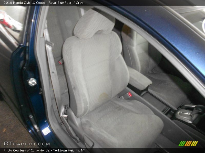 Royal Blue Pearl / Gray 2010 Honda Civic LX Coupe