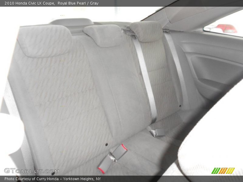 Royal Blue Pearl / Gray 2010 Honda Civic LX Coupe
