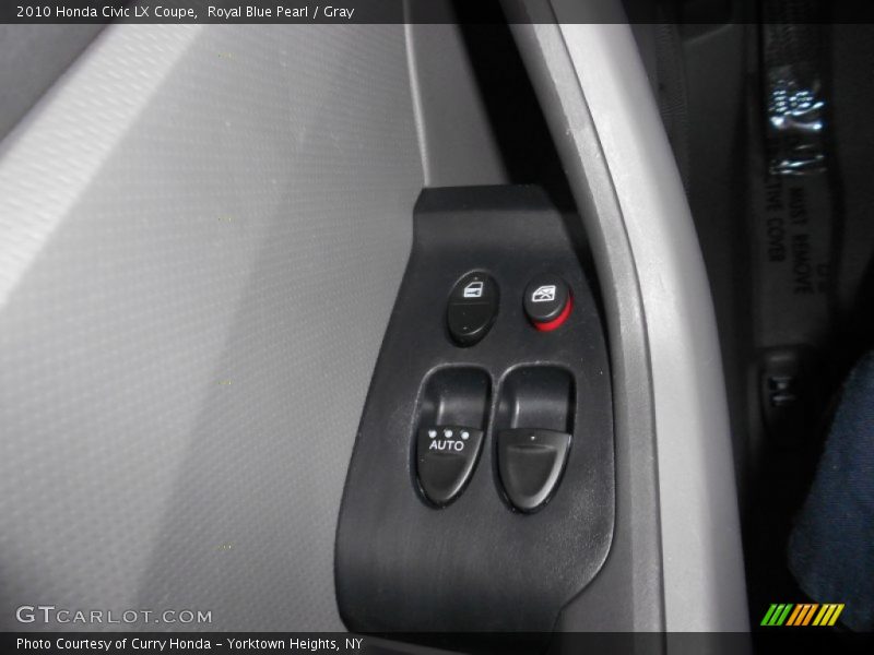 Royal Blue Pearl / Gray 2010 Honda Civic LX Coupe