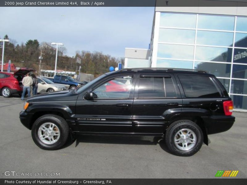 Black / Agate 2000 Jeep Grand Cherokee Limited 4x4