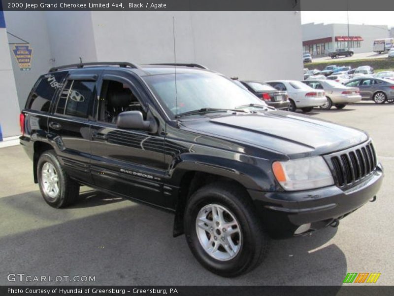 Black / Agate 2000 Jeep Grand Cherokee Limited 4x4