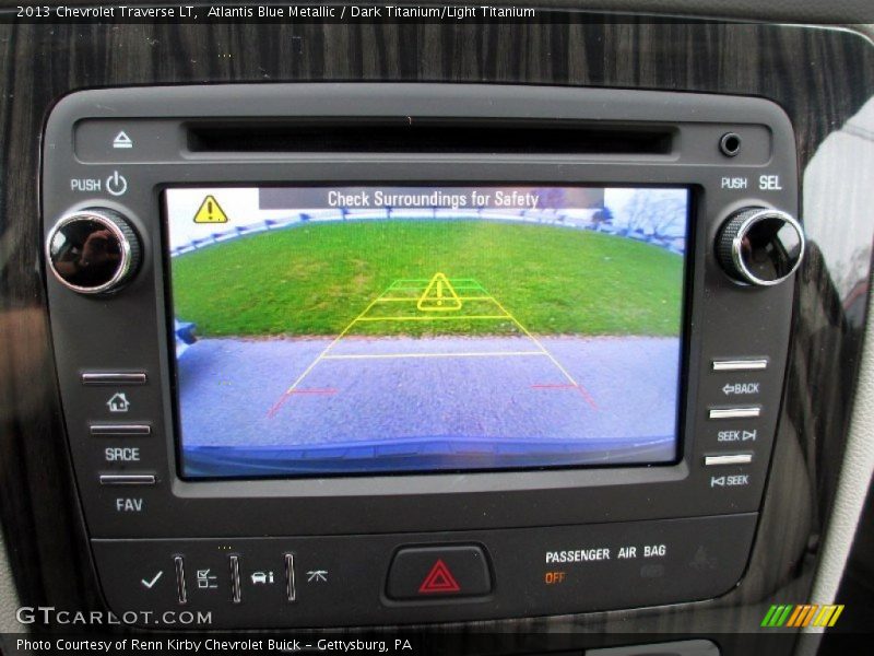 Atlantis Blue Metallic / Dark Titanium/Light Titanium 2013 Chevrolet Traverse LT