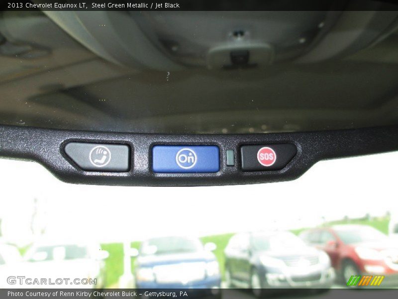 Steel Green Metallic / Jet Black 2013 Chevrolet Equinox LT