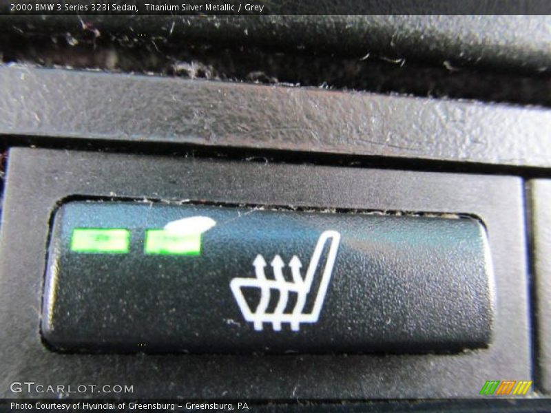 Titanium Silver Metallic / Grey 2000 BMW 3 Series 323i Sedan