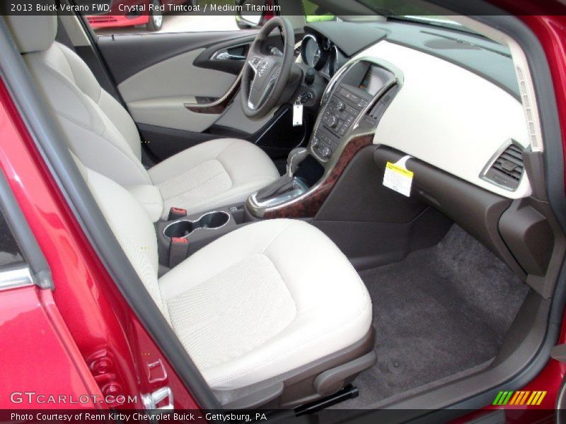 Crystal Red Tintcoat / Medium Titanium 2013 Buick Verano FWD