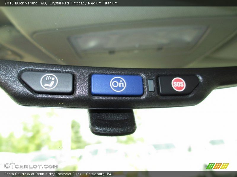 Crystal Red Tintcoat / Medium Titanium 2013 Buick Verano FWD