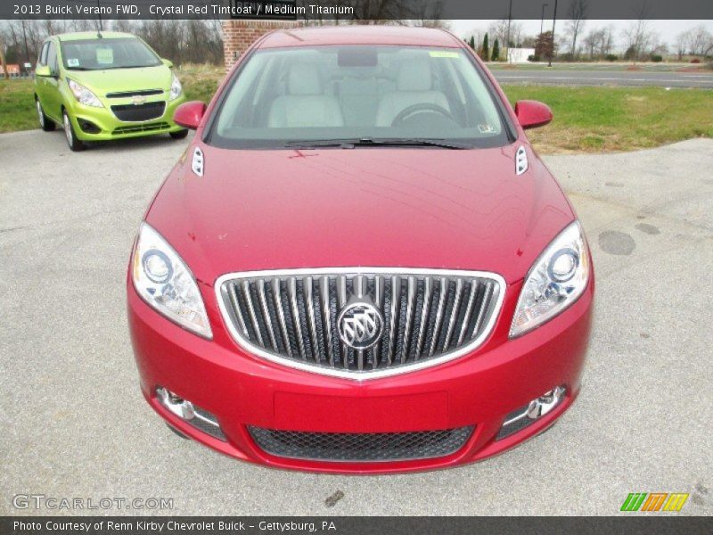 Crystal Red Tintcoat / Medium Titanium 2013 Buick Verano FWD