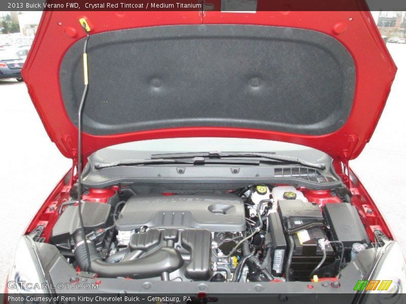Crystal Red Tintcoat / Medium Titanium 2013 Buick Verano FWD