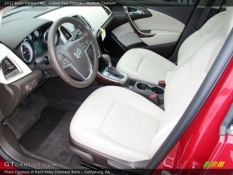 Front Seat of 2013 Verano FWD