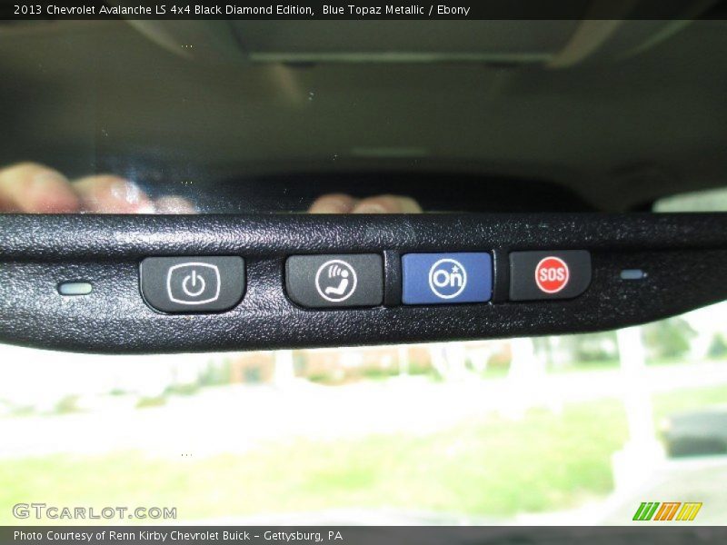 Blue Topaz Metallic / Ebony 2013 Chevrolet Avalanche LS 4x4 Black Diamond Edition