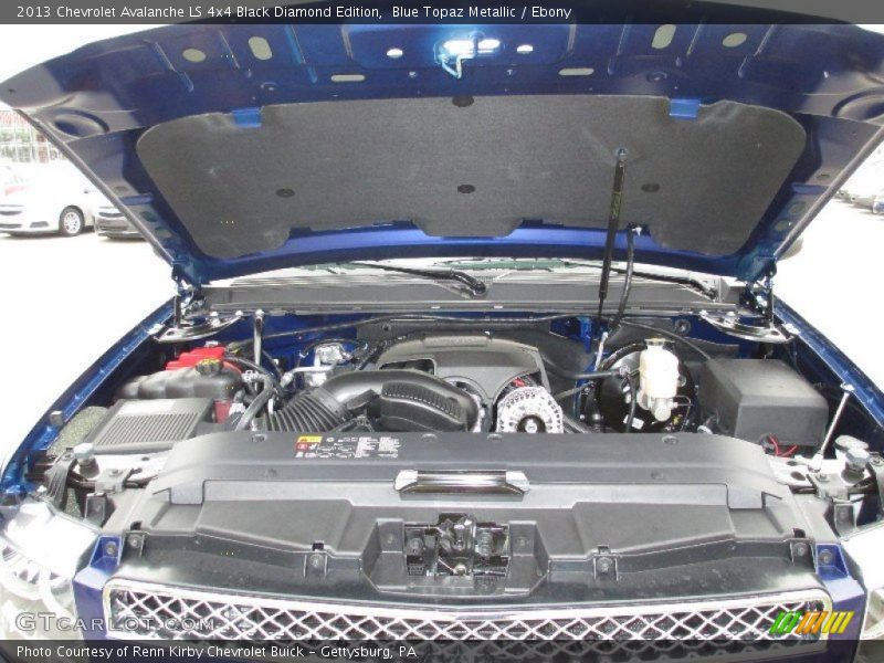 Blue Topaz Metallic / Ebony 2013 Chevrolet Avalanche LS 4x4 Black Diamond Edition