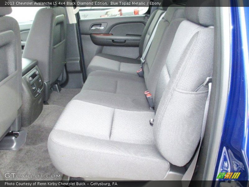Blue Topaz Metallic / Ebony 2013 Chevrolet Avalanche LS 4x4 Black Diamond Edition