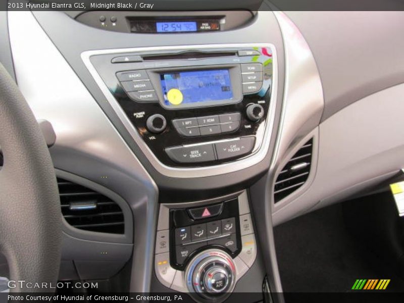 Midnight Black / Gray 2013 Hyundai Elantra GLS