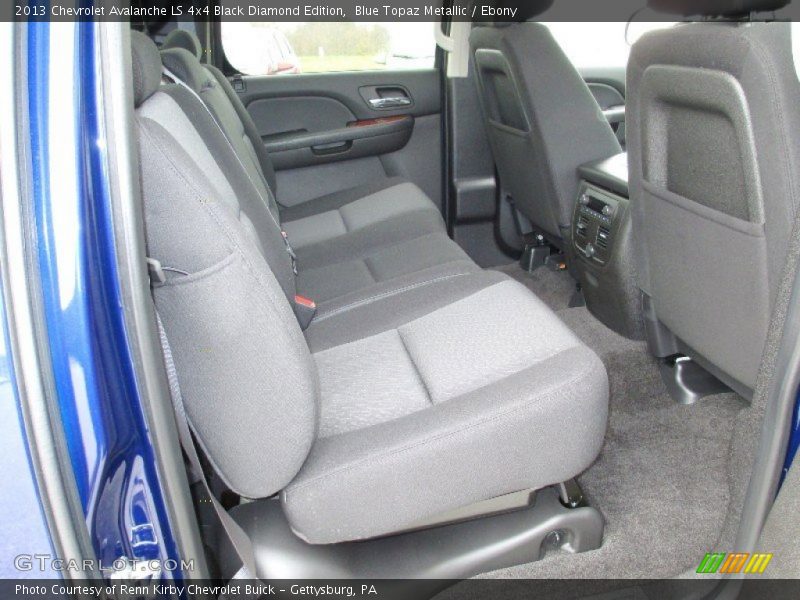 Blue Topaz Metallic / Ebony 2013 Chevrolet Avalanche LS 4x4 Black Diamond Edition