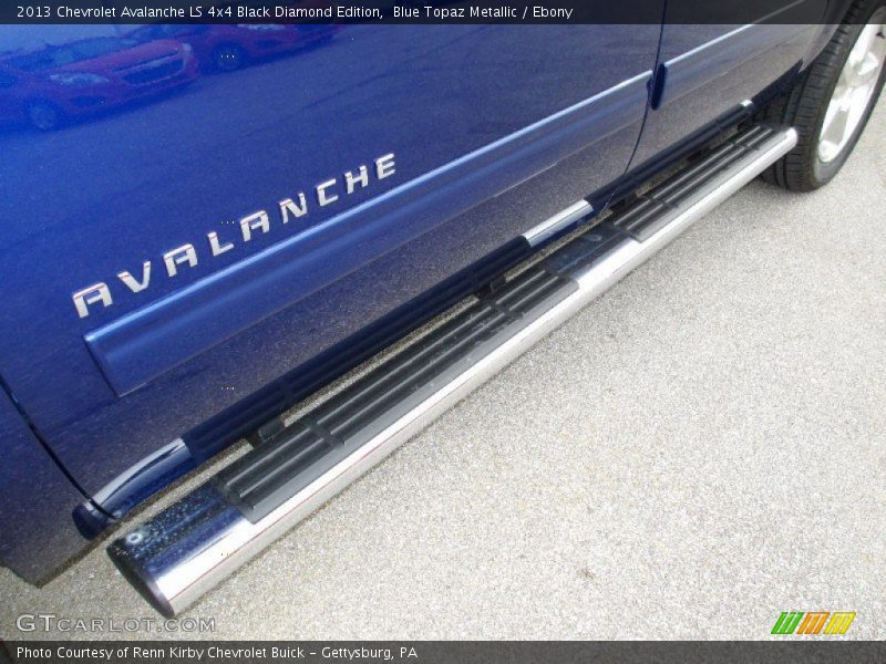 Blue Topaz Metallic / Ebony 2013 Chevrolet Avalanche LS 4x4 Black Diamond Edition