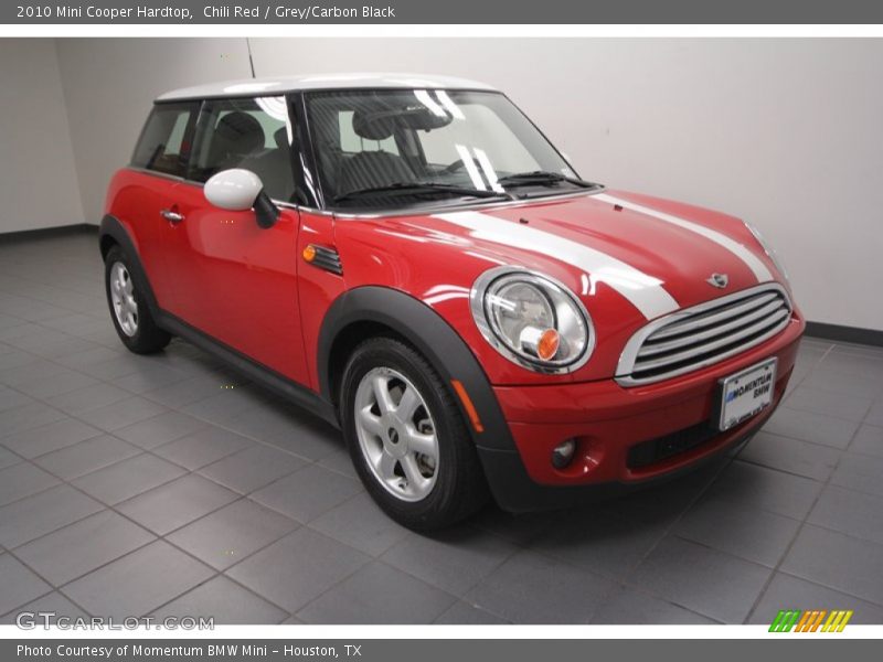 Chili Red / Grey/Carbon Black 2010 Mini Cooper Hardtop