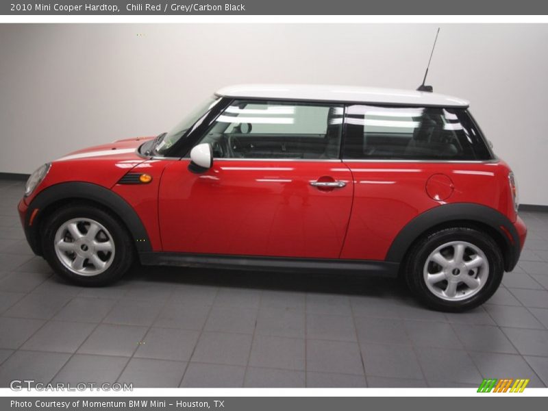 Chili Red / Grey/Carbon Black 2010 Mini Cooper Hardtop