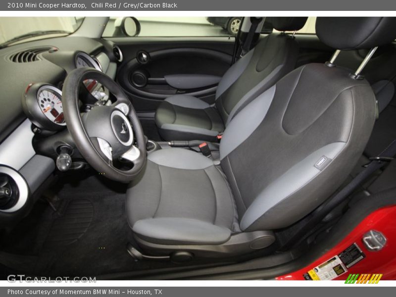 Chili Red / Grey/Carbon Black 2010 Mini Cooper Hardtop