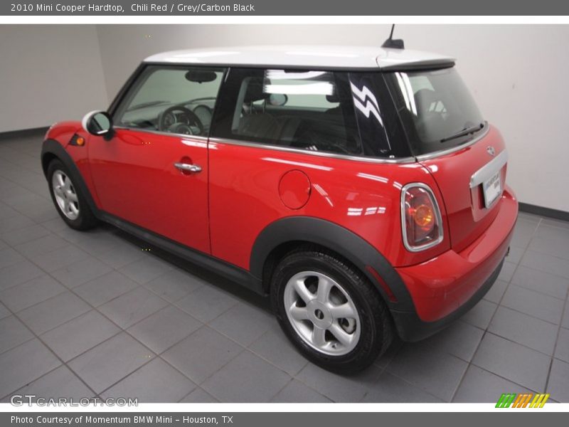 Chili Red / Grey/Carbon Black 2010 Mini Cooper Hardtop