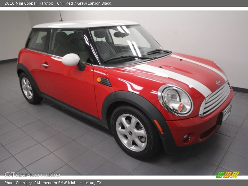 Chili Red / Grey/Carbon Black 2010 Mini Cooper Hardtop