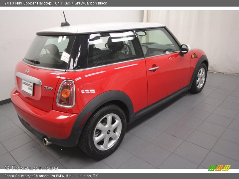 Chili Red / Grey/Carbon Black 2010 Mini Cooper Hardtop