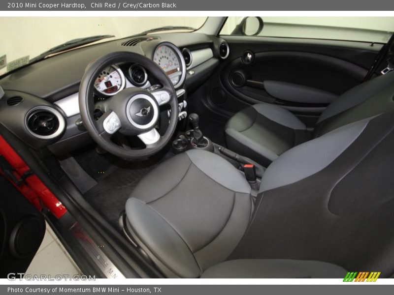 Chili Red / Grey/Carbon Black 2010 Mini Cooper Hardtop