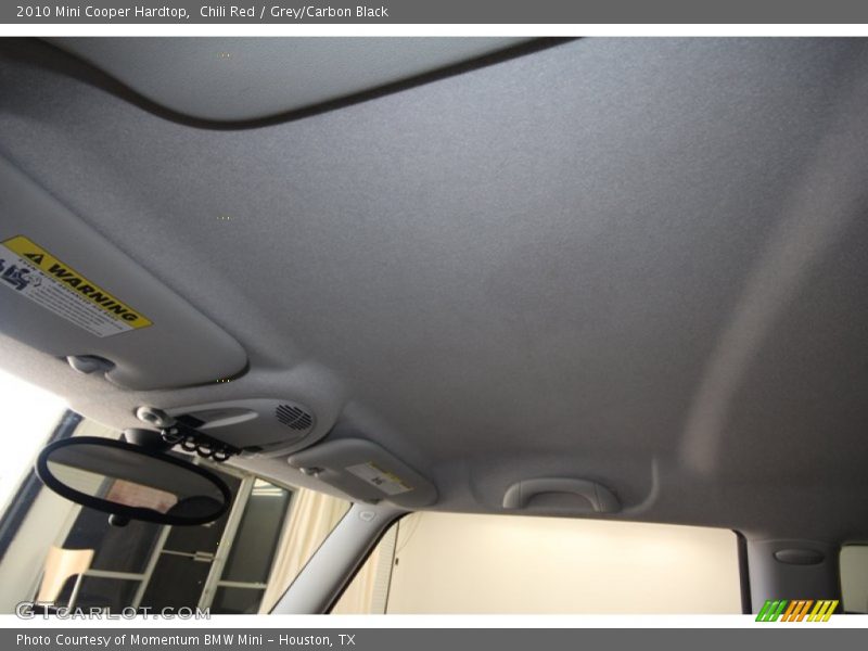 Chili Red / Grey/Carbon Black 2010 Mini Cooper Hardtop