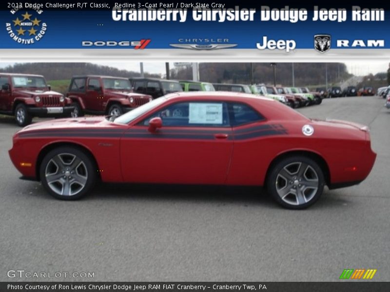 Redline 3-Coat Pearl / Dark Slate Gray 2013 Dodge Challenger R/T Classic