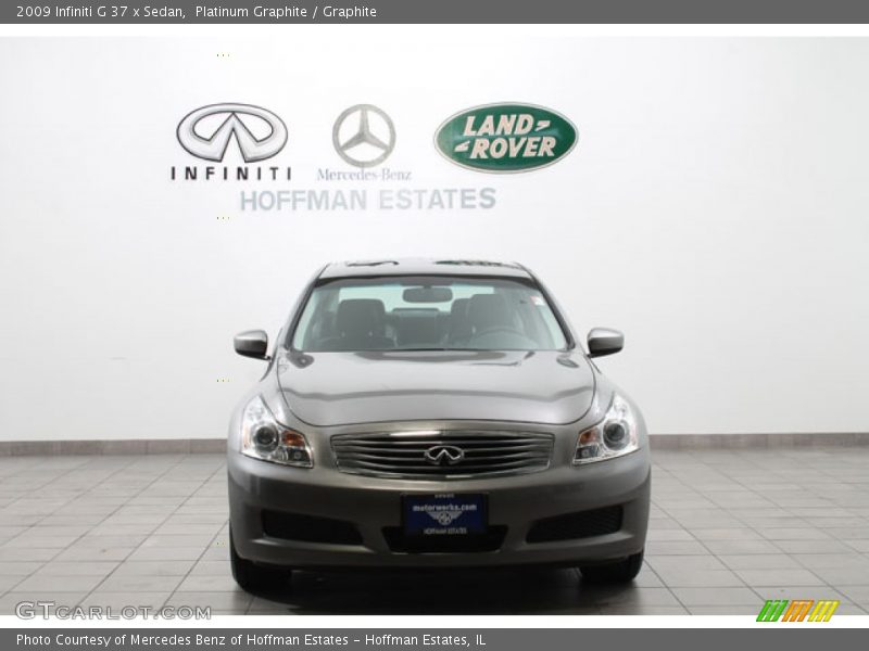Platinum Graphite / Graphite 2009 Infiniti G 37 x Sedan