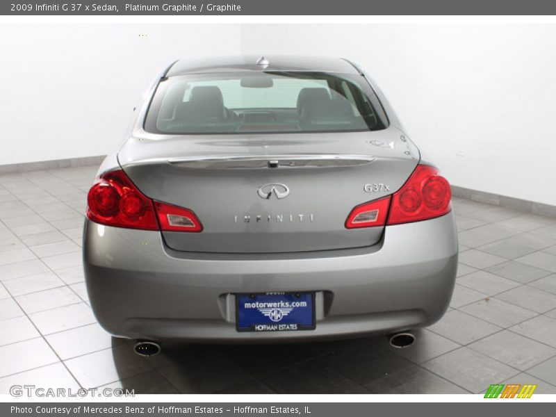 Platinum Graphite / Graphite 2009 Infiniti G 37 x Sedan
