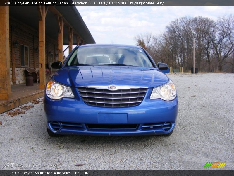 Marathon Blue Pearl / Dark Slate Gray/Light Slate Gray 2008 Chrysler Sebring Touring Sedan