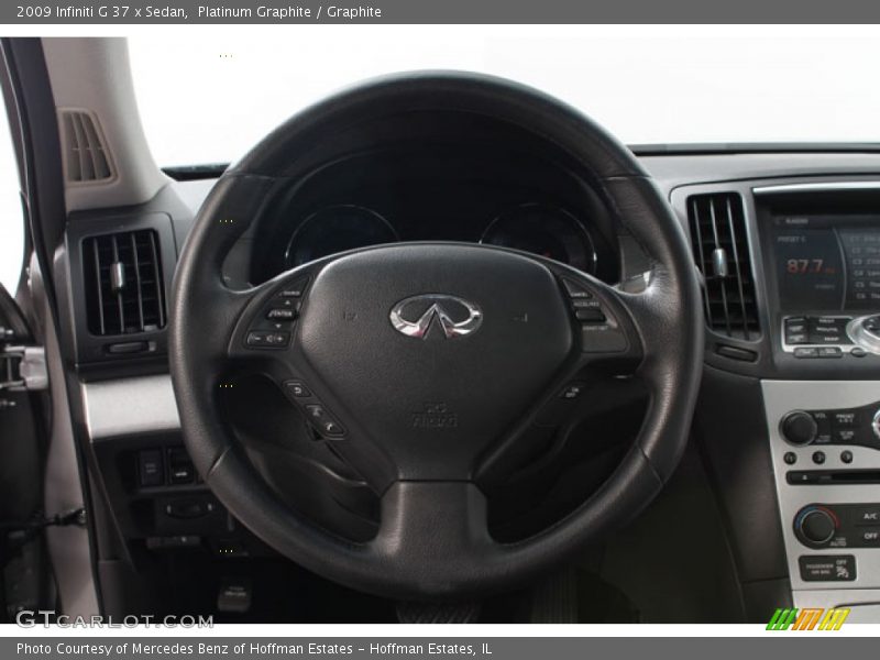 Platinum Graphite / Graphite 2009 Infiniti G 37 x Sedan