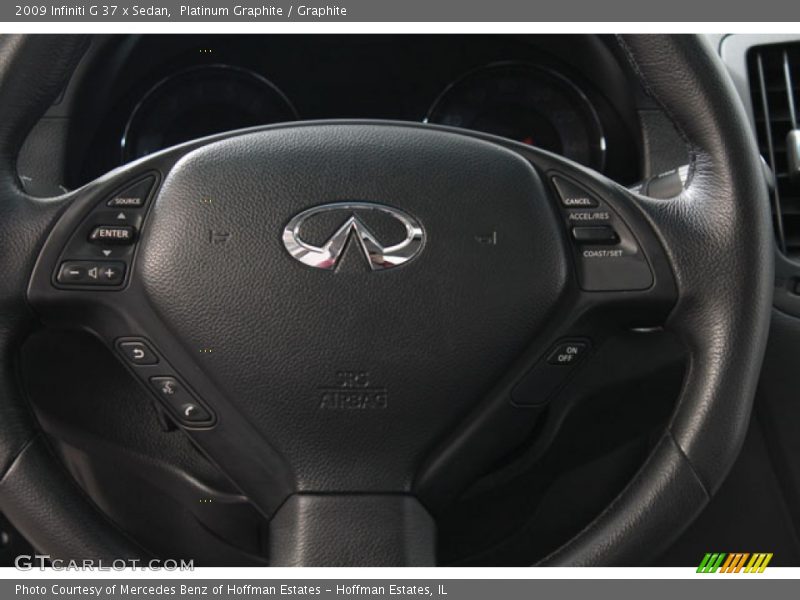 Platinum Graphite / Graphite 2009 Infiniti G 37 x Sedan