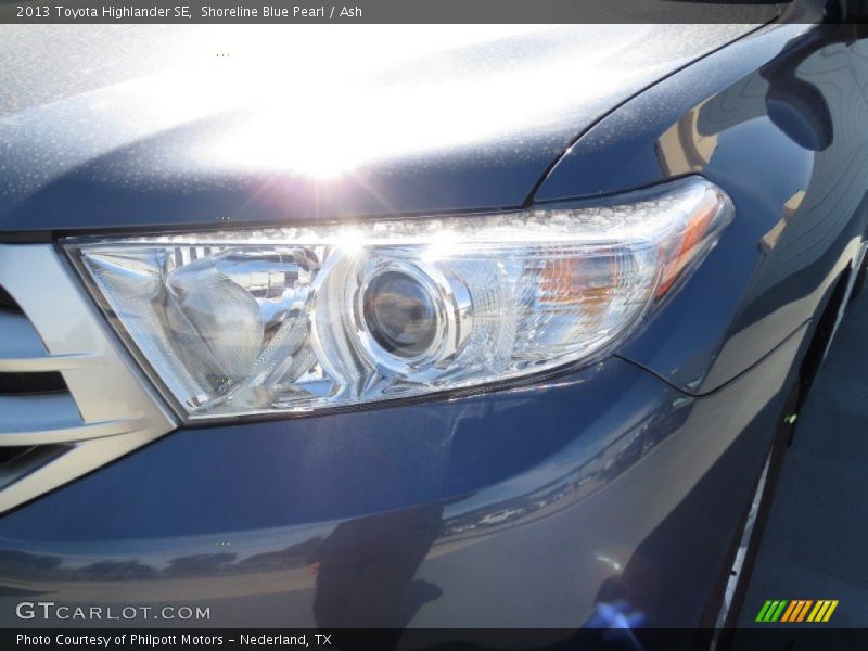 Shoreline Blue Pearl / Ash 2013 Toyota Highlander SE