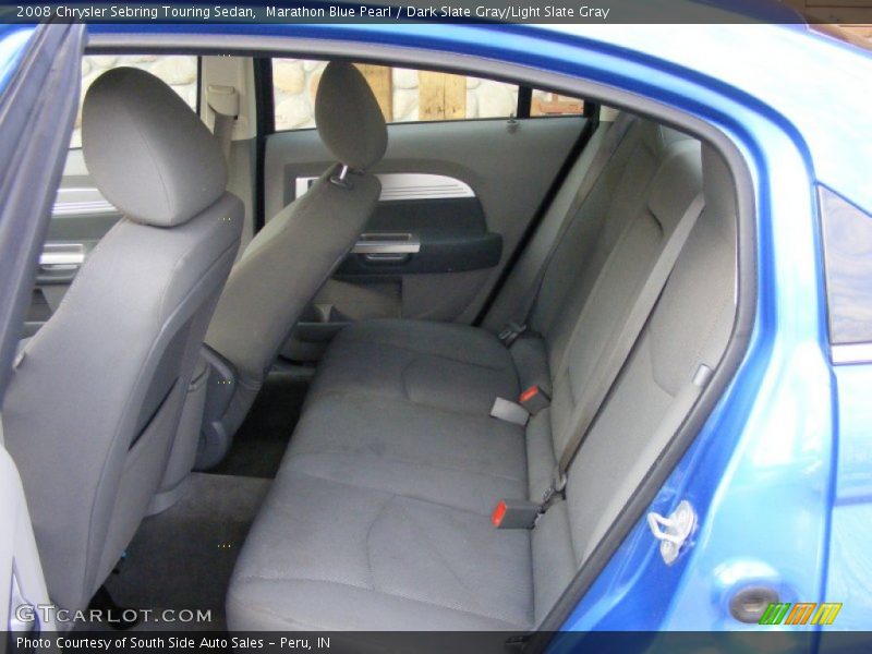 Marathon Blue Pearl / Dark Slate Gray/Light Slate Gray 2008 Chrysler Sebring Touring Sedan