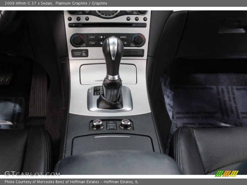 Platinum Graphite / Graphite 2009 Infiniti G 37 x Sedan