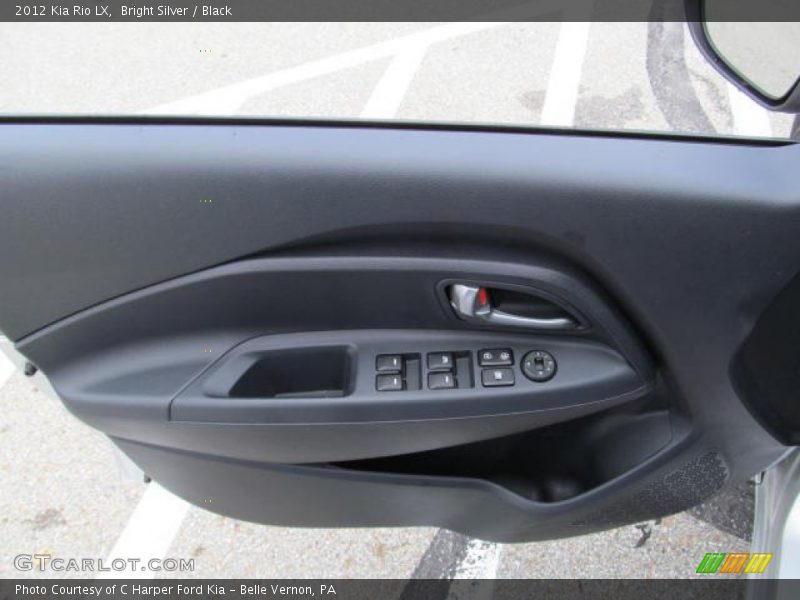 Bright Silver / Black 2012 Kia Rio LX
