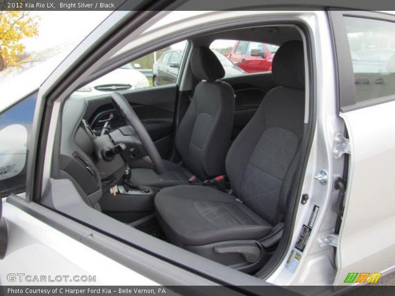 Bright Silver / Black 2012 Kia Rio LX