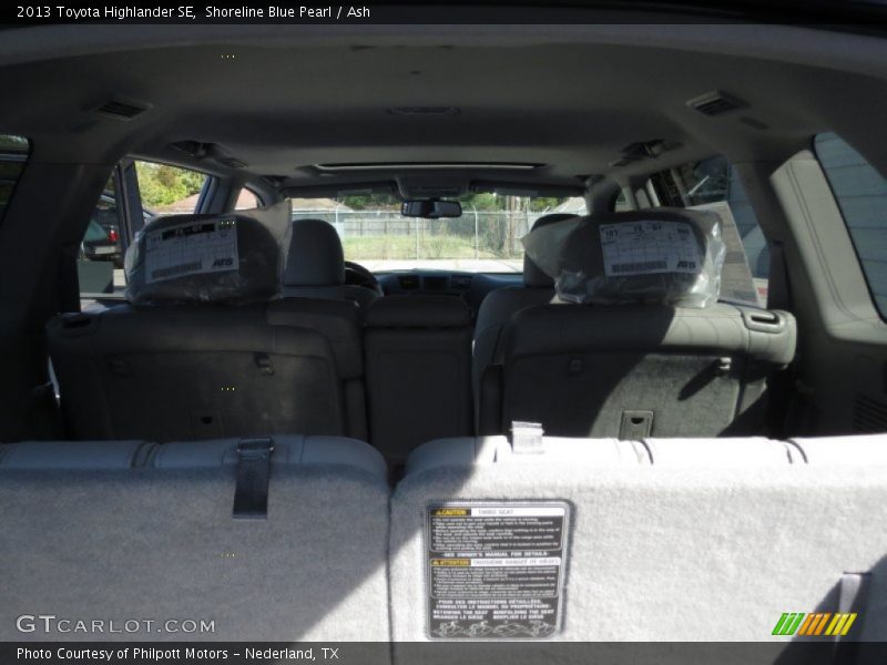 Shoreline Blue Pearl / Ash 2013 Toyota Highlander SE