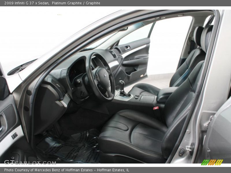 Platinum Graphite / Graphite 2009 Infiniti G 37 x Sedan