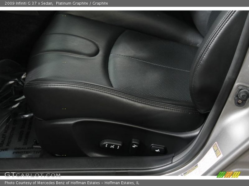 Platinum Graphite / Graphite 2009 Infiniti G 37 x Sedan