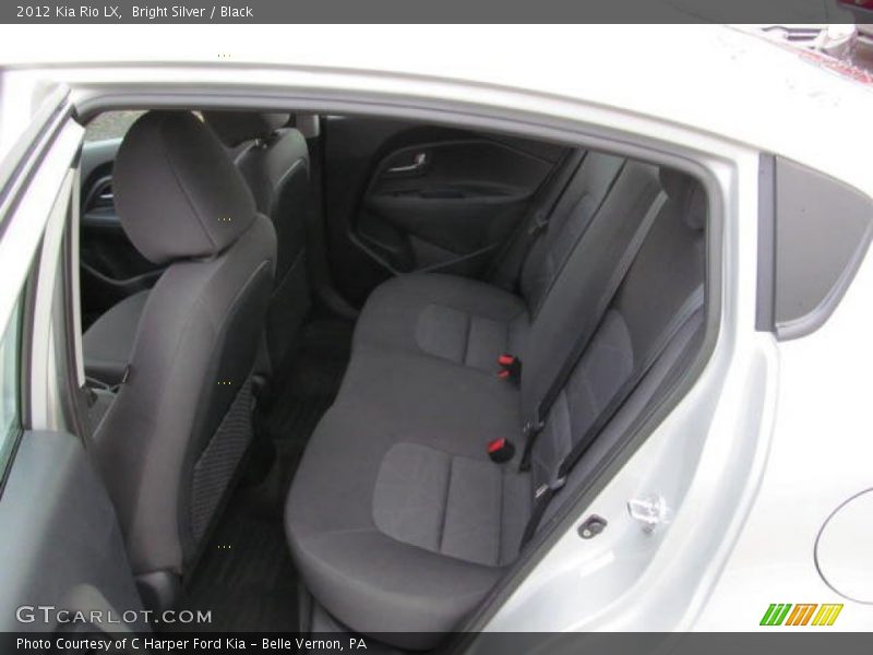 Bright Silver / Black 2012 Kia Rio LX