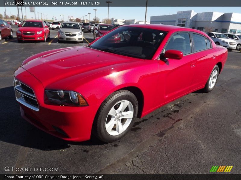 Redline 3-Coat Pearl / Black 2012 Dodge Charger SE