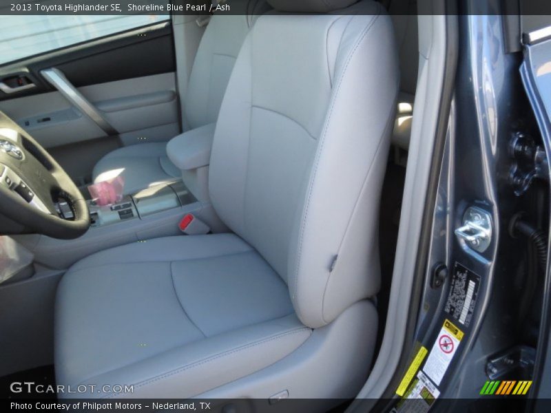 Shoreline Blue Pearl / Ash 2013 Toyota Highlander SE